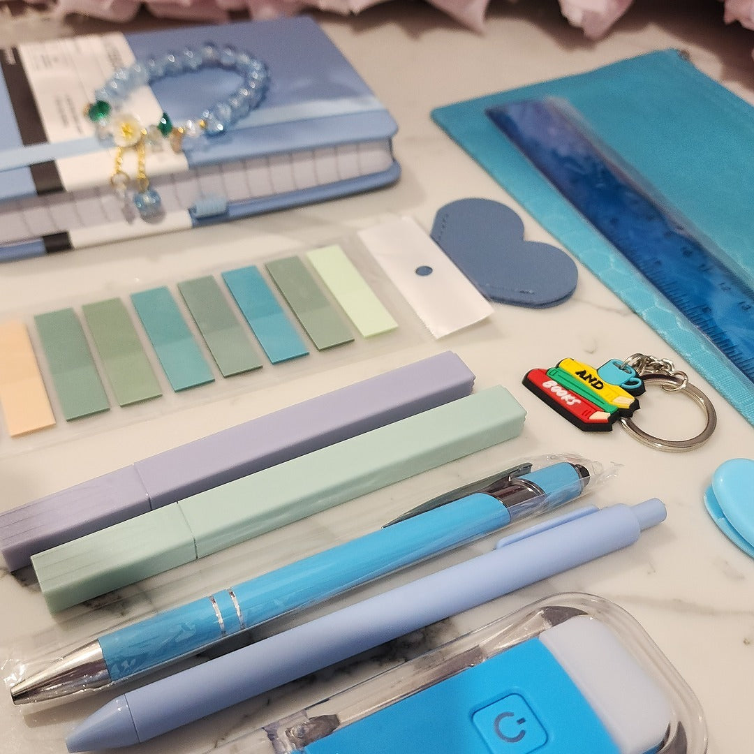 Blue Bookish Bundle gift set for book lovers