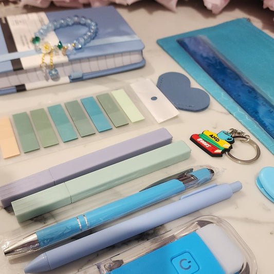 Blue Bookish Bundle gift set for book lovers