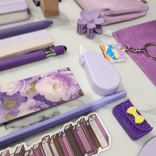 Purple Bookish Bundle gift set for book lovers