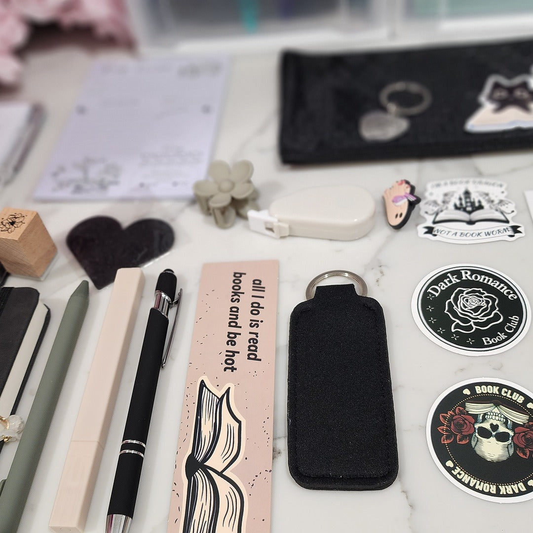 black Bookish Bundle gift set for book lovers