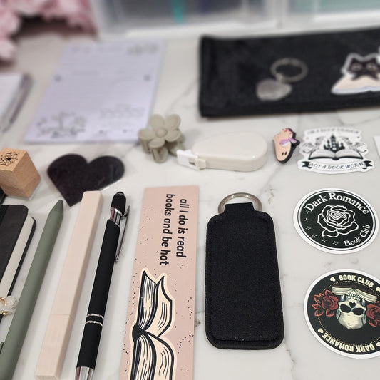 black Bookish Bundle gift set for book lovers