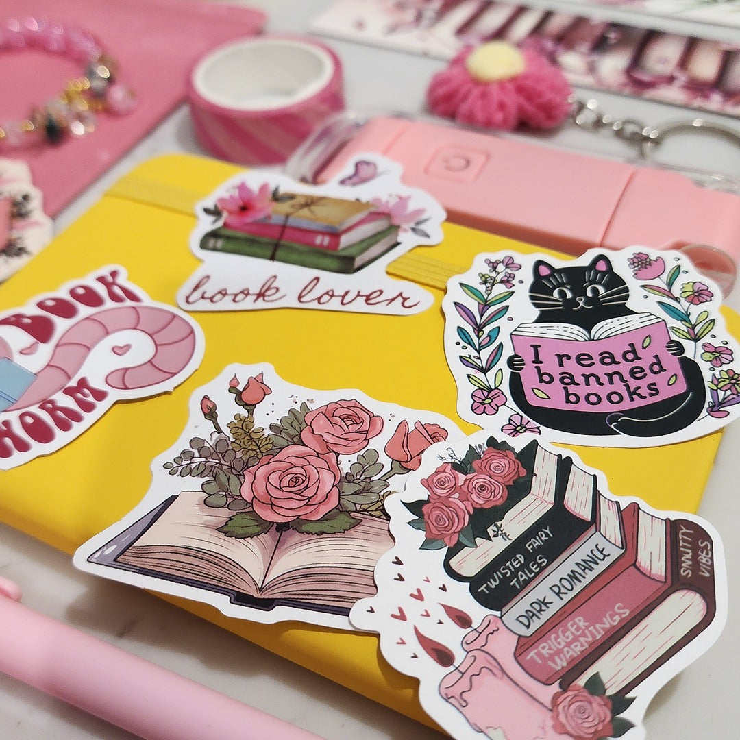  Yellow & Pink Bookish Bundle